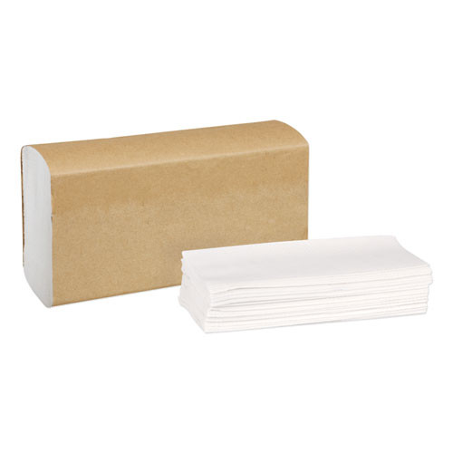 Universal Multifold Hand Towel, 9.13 X 9.5, White, 250/pack,16 Packs/carton